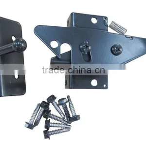 Vinyl Gate Hardware, Fence Gate Hardware,fence Latch,Stainless Steel Gravity Latch, Fence Hinge thumbnail-1