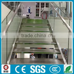 Double Stringers Indoor Residential Steel Straight Stairs Made in China -YUDI thumbnail-2