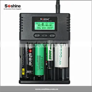 Charger Soshine H4 for 4x 18650, 26650 Rechargeable Batteries thumbnail-6