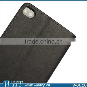 Leather Card Slot Flip Cover With Stand for Huawei Ascend P8 Case thumbnail-4