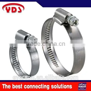 German Type Stainless Steel Air Compressor Hose Pipe Clamp Clip thumbnail-2