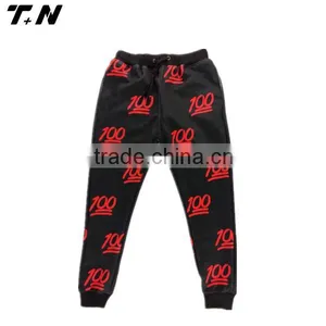 Wholesale Sublimation Printed Emoji Unisex Sweatpants thumbnail-3