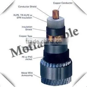 Copper Conductor XLPE Insulated Steel Tape Power Cable thumbnail-1