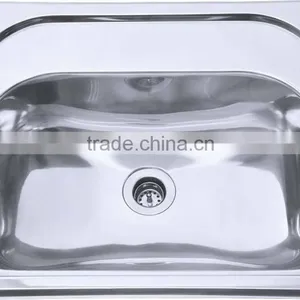 Wallmounted Laundry Stainless Steel Bathroom Sink thumbnail-1