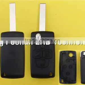Hot Sale 4 Button Car Key Cover for Citroen C8 Flip Remote Key Fob Case Shell thumbnail-1