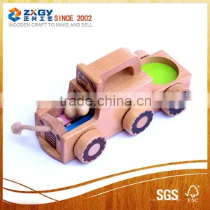 Car Toys for Kids, Wooden Car Toy, Wooden Moving Car Toy thumbnail-2