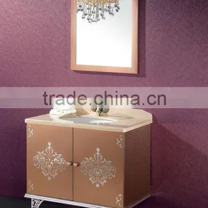 Bathroom Furniture Double Sinks Bathroom Cabinet thumbnail-3