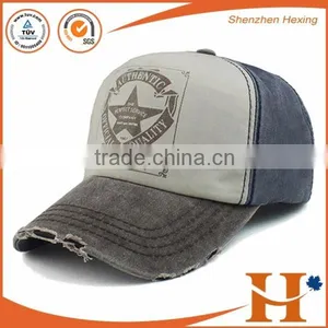 Factory Price! Custom Fitted Stone Washed Baseball Cap for Boys,custom Destroyed Baseball Cap Quality Choice thumbnail-1