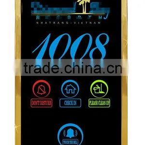 Customized Electronic Door Plate Digital Door Plate Electrical Room Number House Number Sign Plate thumbnail-1