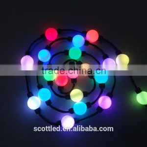 35/50mm Milky White Shell Body 360 Angle Led Ball Light Color Changing Led Ball Light thumbnail-3