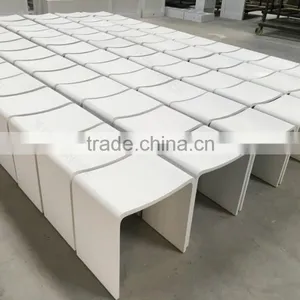 Acrylic Stone Bar Stool Resin Stone Stool thumbnail-1
