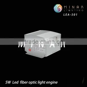 12V DC 5W 6colors Stainless Steel Waterproof Led Fibre Optic Illuminator for Shooting Star Effect thumbnail-1
