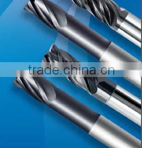 Solid Carbide Milling Cutters And Tungsten End Mill Tools 4 Flute Cutting Tools thumbnail-1