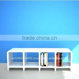 Basic Bookcase, Modern Bookshelf, Displays, Knock-down Furniture thumbnail-1
