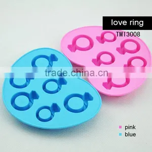 100% Food Grade Wedding Gift Love Diamond Ring Ice Cube thumbnail-3