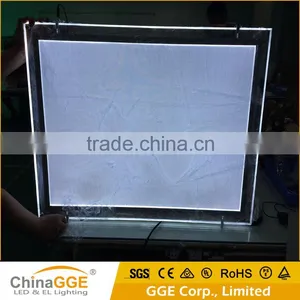 A4 A3 Size Hanging LED Light Box For Window Display Acrylic LED Light Real Estate Window Display thumbnail-3