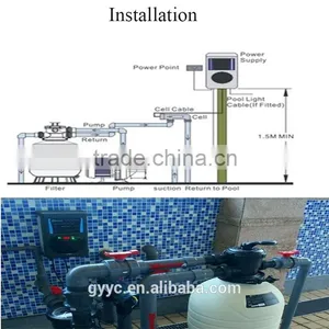 Hot Sale Emaux Salt Water 15g/h Chlorination System / Swimming Pool Salt Chlorinator thumbnail-4