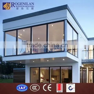 ROGENILAN All Kinds Customized Double Insulated Glass Glass Soundproof Frosted Sliding Glass Room Dividers thumbnail-2