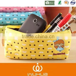 China Supplier Small Fresh Style PU Student Pencil Bag thumbnail-1