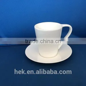 160cc Good Quality Hot Selling Porcelain Ceramic Bone China Cup&Saucer Set thumbnail-1