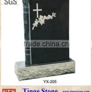 Book Tombstone Carved Headstone Designs for Memorial Park thumbnail-1