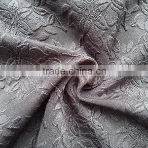 Nylon Spandex Floral Jacquard Knit Fabric thumbnail-1
