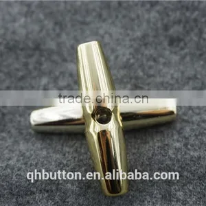 FASHION PLATING SIGLE HOLE BAR BUTTON FOR CLOTHING thumbnail-1