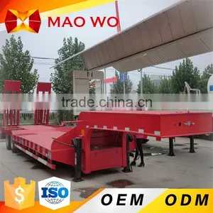 China Manufacturer Tri-axle Air Suspension Drop Deck Low Bed Semi Trailer Quality Choice thumbnail-3
