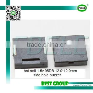Hot Sell 1.5v 95DB 12.0*12.0mm Side Hole Buzzer SMT1230 thumbnail-1