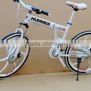 26-inch Folding Mountain Bike 21 Speed High-carbon Steel Mountain Bike thumbnail-2