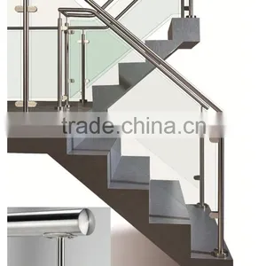 Steel Inox 304 Models Railings for Balconies Glass Railing thumbnail-2