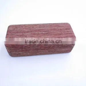 Hard Shell Iron/steel Reading Fabric Glasses Case thumbnail-1
