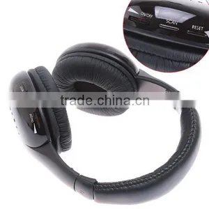 5 in 1 Wireless Monitor am fm Radio Headphone thumbnail-3