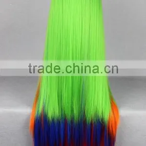 Synthetic Multi-Colour Long Straight Girl Anime Cosplay Wig N425 thumbnail-1