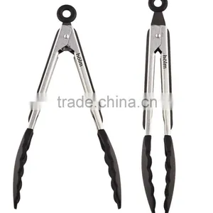 Cooking Tools Easy FDA Multiple Functional Silicone BBQ Pasta Tongs thumbnail-1