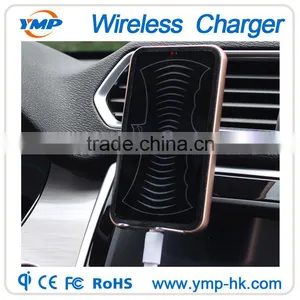 360 Rotating Magnetic Car Stand Holder Qi Car Wireless Charger thumbnail-4