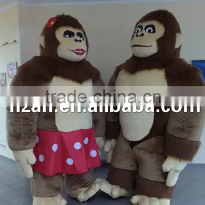 Giant Inflatable Gorilla Couple Costumes for Advertising Decoration thumbnail-1