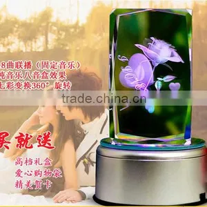 Wedding Gift Popular K9 Crystal Gift Souvenir Gift Crystal Cube thumbnail-4