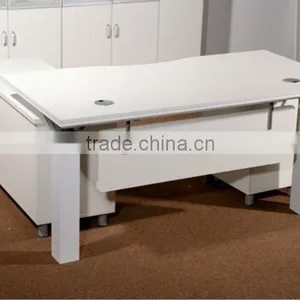 2014 HC-M032 HOT Sale White Office Table Executive Ceo Desk Office Desk thumbnail-1