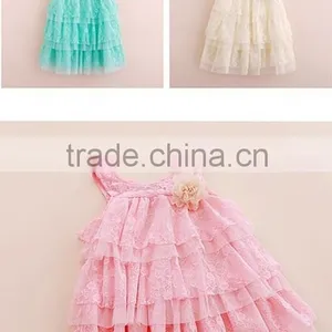 Latest Sweet Lace Princess Dress Lovely Lace Princess Dress thumbnail-4