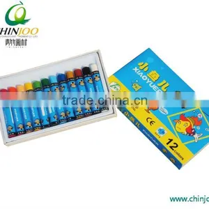 12COLORS Round OIL PASTEL thumbnail-1