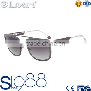 New Women Metal Outdoor Glasses Sunglasses Fashion Tide Thin Face Round Sunglasses 66JT010 thumbnail-1