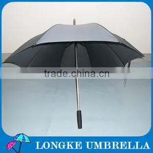 High Quality Auto Open Grey Color Straight Umbrella thumbnail-1
