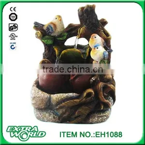 Home Decorative Small Fountain With Bird Drinking Water thumbnail-6