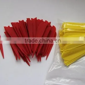 Best Selling Plastic Arrow Vanes Archery Hunting Arrow Fletching Vanes thumbnail-6
