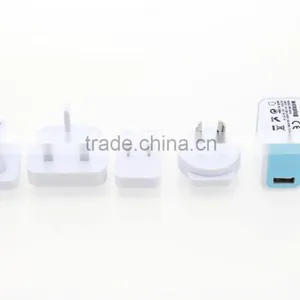 5V 1A Portable Mobile Travel Charger 1 USB Universal Mobile Phone Usb Travel Charger thumbnail-1
