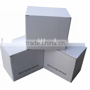 Foldable White Cardboard Packing Box thumbnail-1