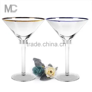 Handmade Fancy Martini With Gold Sliver Rim thumbnail-4