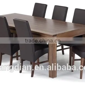 Wholesale Long Square Table Top Wood Restaurant Dining Table thumbnail-1