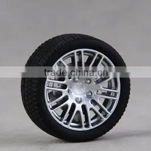 DIY Toys Accessories 35mm Natural Rubber Wheel Model Tires, Diameter of Bore is 3mm thumbnail-5